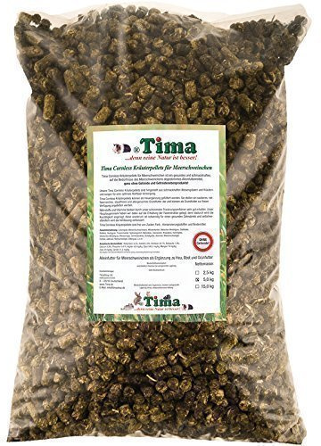 Tima Cornless Kräuterpellets für Meerschweinchen 5 kg (ohne Getreide!)