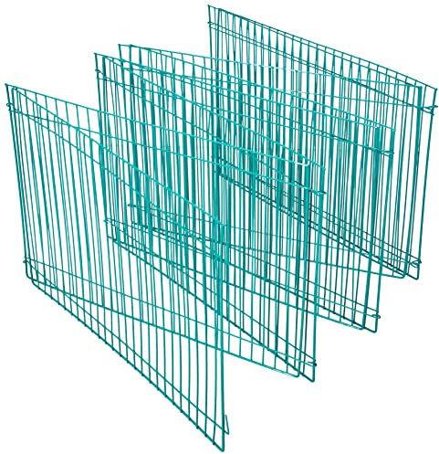 CROCI Paddock – Meerschweinchengehege – Laufstall für Nagetiere wie Hamster, Ratten, Rennmäuse und Kleintiere wie Schildkröten, Metall, 85 x 23 cm, Sortiert
