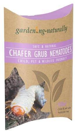 Chafer Grub Nematodes Natural Organic Pest Control Treats Chafer Grub Killer, Nematodes for Chafer Grubs 100sqm