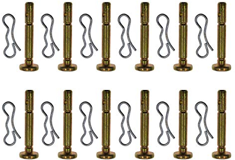 12 juegos Pasador de seguridad y pasador de chaveta para MTD 738-04124A y 714-04040