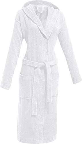 REDBEST Unisex-Bademantel, Morgenmantel, Saunamantel Frottier Chicago - schnell trocknend und saugstark, 100% Baumwolle Walk-Frottier
