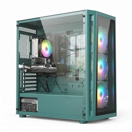 STGsivir PC Gaming, Ordenador de Sobremesa Gaming, Core i7 hasta 3.9 GHz, GeForce RTX 3050 6GB GDDR6, 16GB RAM, 1TB SSD, WiFi6, BT 5.0, Ventilateur RGB x3, Windows11 Pro