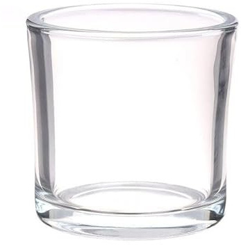 Floralcraft 12cm Glass Espen Pot Indoor Outdoor Planter Flower Pot - Clear