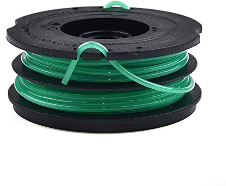 QOXEZY 6pcs Strimmer Spool & Line for Black & Decker GL701/GL710/GL716/GL720/GL741,Double Autofeed Spools Replacement Grass Trimmer Refills