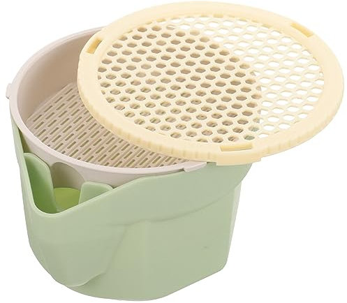 Garneck Grasbox Für Katzen Im Kindergarten Pflanzkasten Für Katzengras Blumentöpfe Drinnen Keimschale Mit Deckel Anzuchttopf Für Katzengras Katzengrastopf Hauskatze Pflanze Plastik