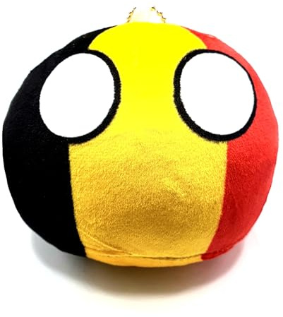 Belgium 10cm Countryballs Country Ball Cute Belgian EU Europe European Flag Cuddly Meme Ball Toy Gift