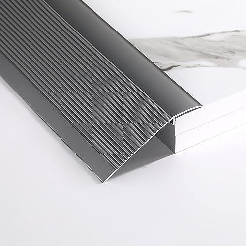 Tira de transición Tira de umbral súper Ancha de 10 cm / 3,9 Pulgadas de Ancho, Tira de transición de Puerta de Piso de Madera a baldosa, Barras de Puerta para Pisos laminados, fác