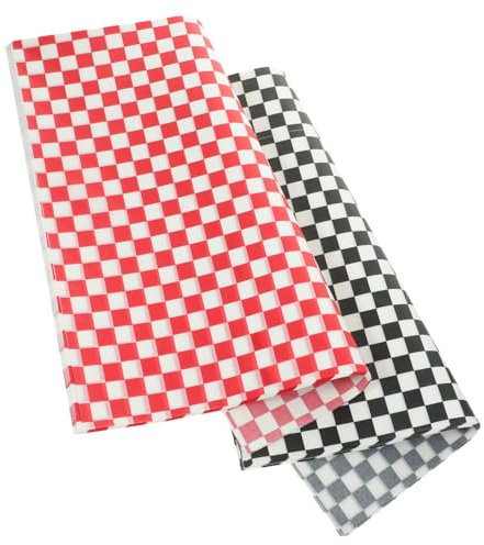 COLLBATH Lot De 100 Feuilles De Papier Sulfurisé Huilé Pour De Sandwichs Chips Alimentaires Grand Format