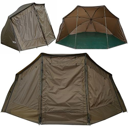 NGT XPR Brolly Shelter System Carp Fishing Bivvy 60 With Storm Poles Wide