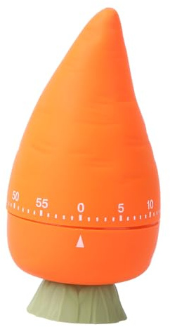 CLISPEED Minuteur De Cuisine Rappel De Cuisson Forme Carotte Accessoires Cuisine Minuteur Mécanique