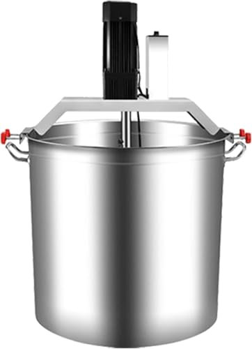 Annuod Pentola elettrica Automatica in Acciaio Inox da 40 Litri, pentola per mescolare Commerciale con velocità Regolabile, Robot da Cucina per mescolare Salse, brodo e condimenti.