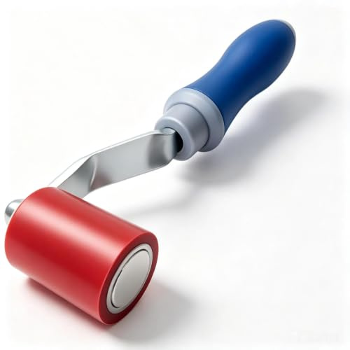 1-3/4 Wide Silicone Seam Roller Savina Quilting Seam Roller Silicone Pressing Roller Easy to Grip Handle Tools for Quilting Sewing Wallpaper TPO PVC Roofing Home Decoration