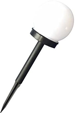SOIMISS 4PCS Solar Energy Garden LED Ball Lights White Bubble Shaped Lawn Lamps with Solar Panel Automatic Off Warm Light for Outdoor Patio Walkway and Driveway Decoration