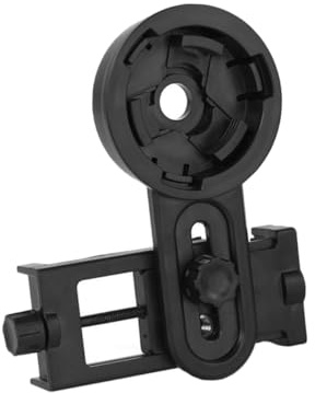 DOITOOL Telescope Phone Mount Adapter for Smartphones Wide Holder for Binoculars Monocular Spotting Scopes Easy to Operate Black Cell Phone Camera Mount