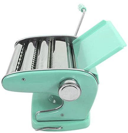 Acouto Macchina per Noodles, Macchina per Pasta in Acciaio Inossidabile per Lasagne e Fettuccine, Design a Manovella con 6 Livelli Regolabili per Noodles Fatti in Casa (Lama a ventosa di tipo 3)