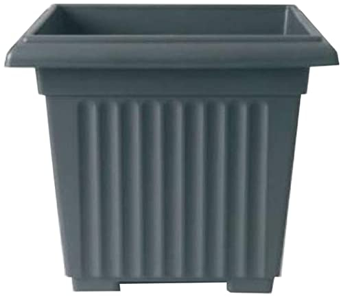 Stewart 2275005 Corinthian Square Planter, 40 cm - Black