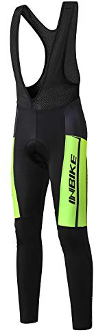 INBIKE Pantalon Cyclisme Homme Respirant Cuissard avec 3D Coussin Rembourré, Bretelle Vélo Séchage Rapide pour Ski, VTT, Randonné S-3XL(XL)