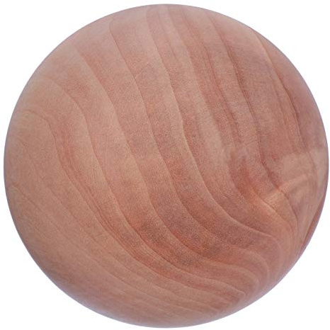 TOYANDONA 9cm DIY Dekorative Holz Bastelkugeln Ersatzstopper Kork Weihnachtsholz Handwerk Basteln Holzkugel DIY Machen für Weihnachten Neujahr (Kein Loch)