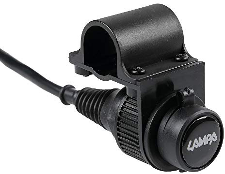 LAMPA 90535 Zigarettenanzünder mit Zigarettenanzündersteckdose mit Anschlussleitung ohne Stecker für Zigarettenanzünder