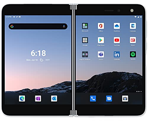 2020 Microsoft Surface Duo, 256GB, Gletscher (Generalüberholt)