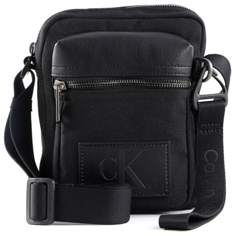 Calvin Klein Umhängetasche CKJ Tagged Reporter18 Black schwarz