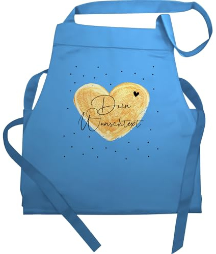 Geschenk mit Namen personalisiert by Shirtracer - Schürze - Aufdruck selbst gestalten - Dein Wunschtext I Geschenk personalisiert Weihnachten I Vatertag I Muttertag I Geburtstag