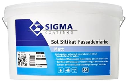 Sigma Sol Peinture silicate pour façade Blanc mat 5 l