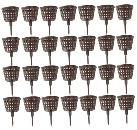 Panier d'engrais à bonsaï, 100pcs Panier de pieu d'engrais à arbre à bonsaï réutilisable pour engrais, organique ou non biologique (Basket-2)