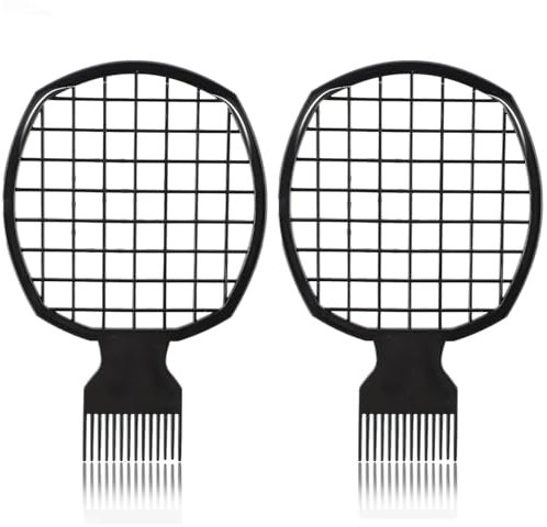 2 Pcs Twist Combs, Hair Sponges for Black Men and Women - Magic Hair Brush for Curls, Afro Twists, Coils, and Dreads - Curling Sponge with Two Different Sizes