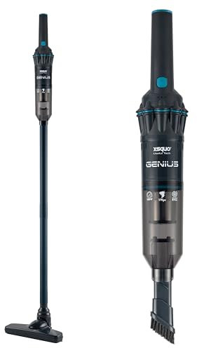 XSQUO Useful Tech Aspiradora de Mano Ligera - Potente para tapicerías sofás Muebles - Sin Cable y con Potencia de 180W - Inalámbrico - Añadido para aspiración Habitual
