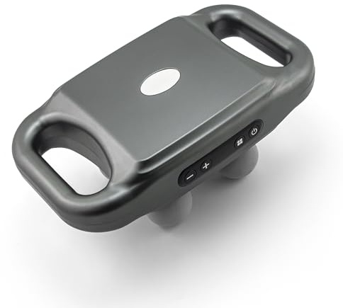 Elitzia Massagepistole für Muskeln 4 Köpfe Gleichzeitige Massagepistole Tiefengewebe Handheld Elektrische Massagepistole für Muskelschmerzlinderung und Schulter Körper Entspannung Leise Bequem 20