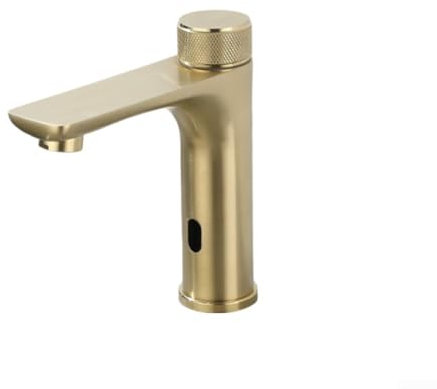 Infrarot-Sensor-Wasserhahn aus 304 Edelstahl für mühelosen Zugang zu heißem und kaltem Wasser