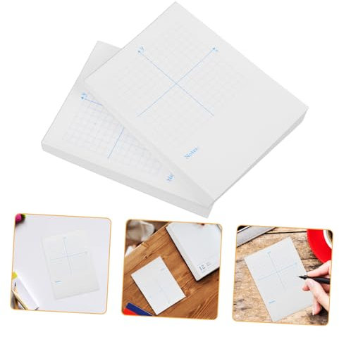 NUOBESTY 2 Mathematik Notizhefte Mit Xy Koordinaten Millimeterpapier Mehrzweck Zeichenblöcke Für Präzise Messungen Und Geometrische Zeichnungen Geeignet Für Studium Und Ingenieurwesen