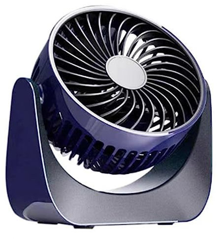 Eighosee Ventilador de Escritorio de RefrigeracióN PortáTil USB 360 RotacióN 3 Velocidades EléCtrico Silencioso Potente Mini Ventiladores de Mesa Ventilador de Dormitorio/Hogar/Oficina