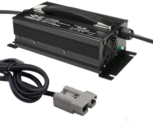 WLEJSL 1200 W Hochleistungs Batterieladegerät, Gabelstapler Batterieladegerät, 12 V/24 V/36 V/48 V/60 V/72 V, Blei Säure Batterieladegerät, Geeignet für Elektrofahrzeuge,60v 15a