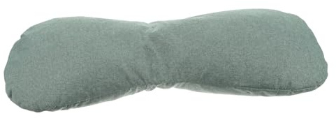 Cabilock Oreiller Cervical Roulé en Lin Naturel, Coussin De Soutien Nuque Ergonomique, Tissu Frais Et Respirant, Soulagement Pression Cervicale, Maintien Posture, Oreiller D'été pour Sommei