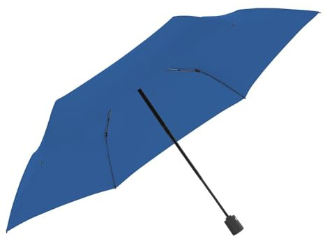 Doppler Zero Magic Regenschirm, faltbar, automatisch, windfest, Blau | Automatik Faltschirm mit einem Knopf öffnen und schließen, winddicht, kompakt ca. 184 g, mit Tasche