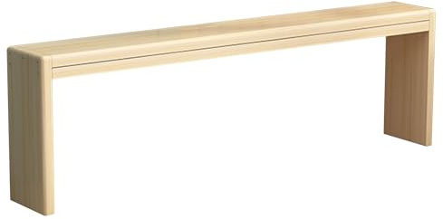 Panca da Camera da Letto Legno Massello Panchina Ingresso Moderna Panca Spogliatoio Robusto Profondità 20 cm per Cucina Soggiorno, Tavola Ispessita(47.24in/120cm)