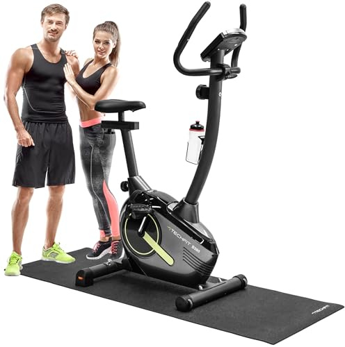 Techfit Tapis pour Équipements De Fitness 1 Pièce – Tapis De Protection Sol Antidérapant 173x61x0,6 cm pour Vélo Elliptique, Tapis De Course, Rameur, Home Trainer, Appareils Fitness, Abdos, Yoga