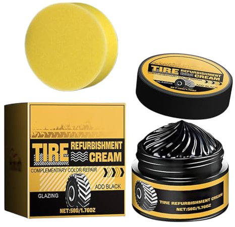 Llantas y limpiador de neumáticos, brillo de llantas para neumáticos de coche, brillo mate sedoso, juego de cuidado de neumáticos, repelente de manchas para neumáticos húmedos