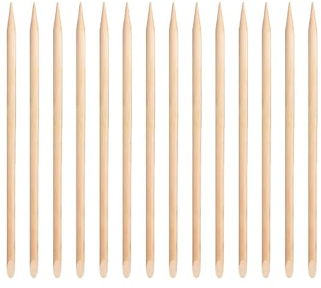 Gogogmee 100pezzi Bastoncini in Legno Per Cuticole Monouso Spingi Cuticole Per Unghie Bastoncini Per Manicure Multiuso