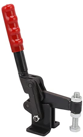 Morsetto a Leva Rapido, Toggle Clamp Acciaio Alto Carbonio, Portata 700kg, Chiusura Strettoio per Falegnameria e Industria - Tenuta, Facile Controllo, Uso Professionale