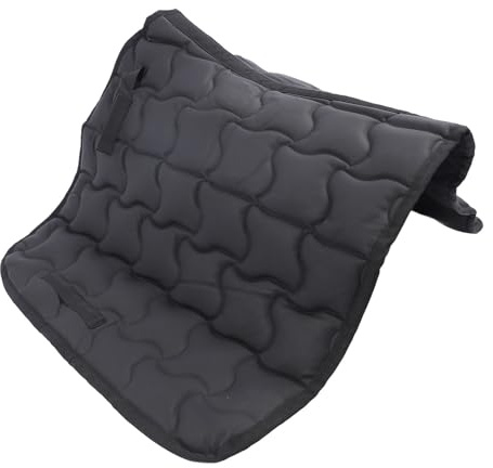 SIXRUN Almohadilla para Silla de Montar, Almohadilla Ecuestre con Cuero PU Resistente a la Abrasión, Impermeable Al Agua, Transpirable, Alivio de Presión para el Caballo y el Jinete