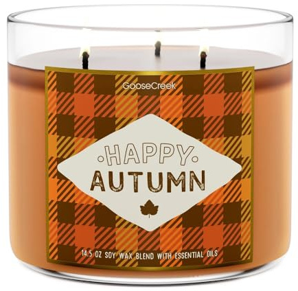 Goose Creek Candle® Happy Autumn 3-Docht-Kerze 411g