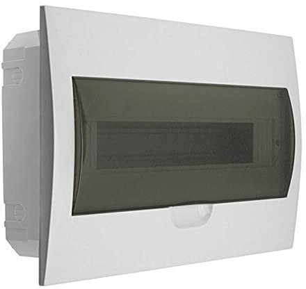 Fuse Box Small Distribution IP40 Flush-Mounted Sub-Distribution 1 Row 18 Modules 1 x 18 Single Row with DIN Rail Flush-Mounted Distribution Boxes Installation Mounting Distribution Box