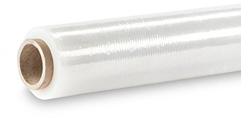 Stretchfolie 150 m x 500 mm x 23 µm flyttfolie förpackningsfolie transparent