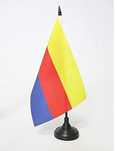AZ FLAG Bordsflagga Provinsen Nordholland 21x14 cm 100D Polyester Plastfot