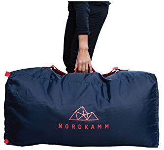 NORDKAMM – Housse de Sac à Dos pour Avion, 80l, Flight Cover, Noir