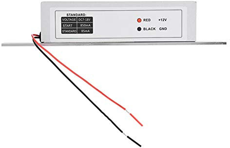 Electric Drop Bolt Lock, Electric Deadbolt/Fail-Safe Wooden/Metal Door Lock for Access Control System Kit