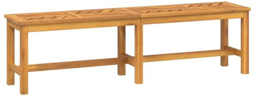 vidaXL Gartenbank 150 cm Massivholz Akazie